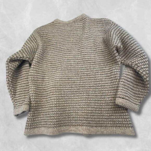 Woolrich Vintage Cardigan Sweater 100% Wool Thick Knit Zip-Up Women's Medium EUC - Picture 4 of 12